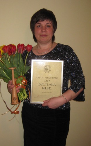 Aasta Ämmaemandaks 2009 kuulutati TÜ Kliinikumi ja Põlva haigla ämmaemand Svetlana Nilbe. Foto: erakogu.